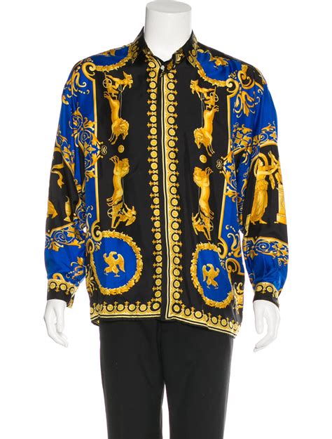 versace ahirts|Versace casual shirts.